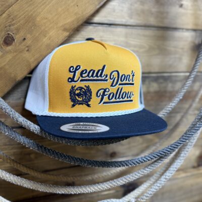 Cinch Trucker Cap-Gold/White