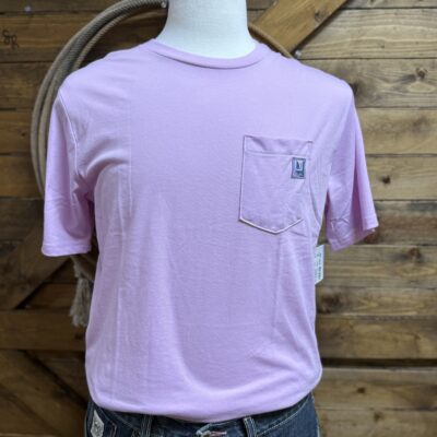 Mens Huk S/S Pocket Tee-Pink