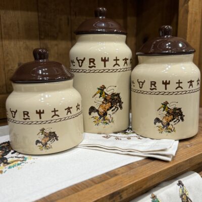 Bronc & Brands Large Canister Set