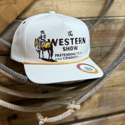 Sendero Provisions Western Show Cap-Brown/Natural/Gold