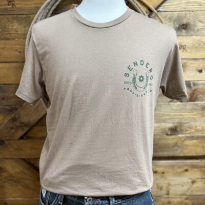 Mens Sendero Provisions No Luck Pocket Tee-Light Brown