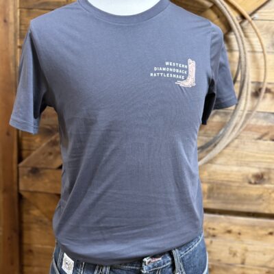 Mens Sendero Provisions Rattlesnake Pocket Tee-Charcoal