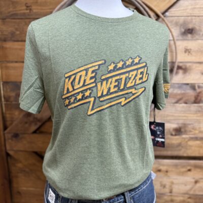 Rock&Roll x Koe Wetzel S/S Tee-Olive