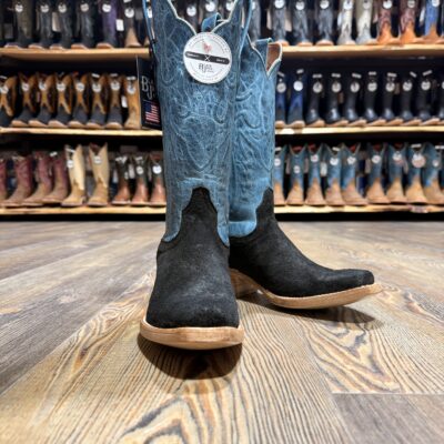 Black Jack Women's Black Ranch Hand Rough-Out Boot