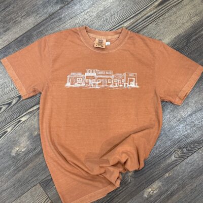 Saddle Rags Yam Western Town Tee
