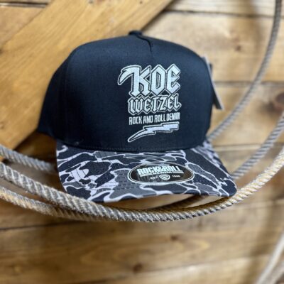 Koe Wetzel x Rock&Roll Black Camo Trucker Cap