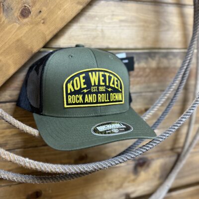 Koe Wetzel x Rock&Roll Olive Trucker Cap