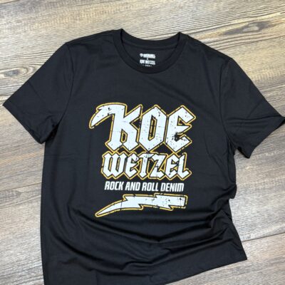 Mens Rock&Roll x Koe Wetzel S/S Tee-Black