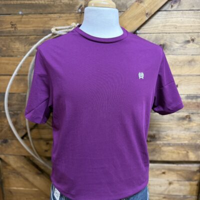 Mens Cinch S/S Logo Tee-Purple