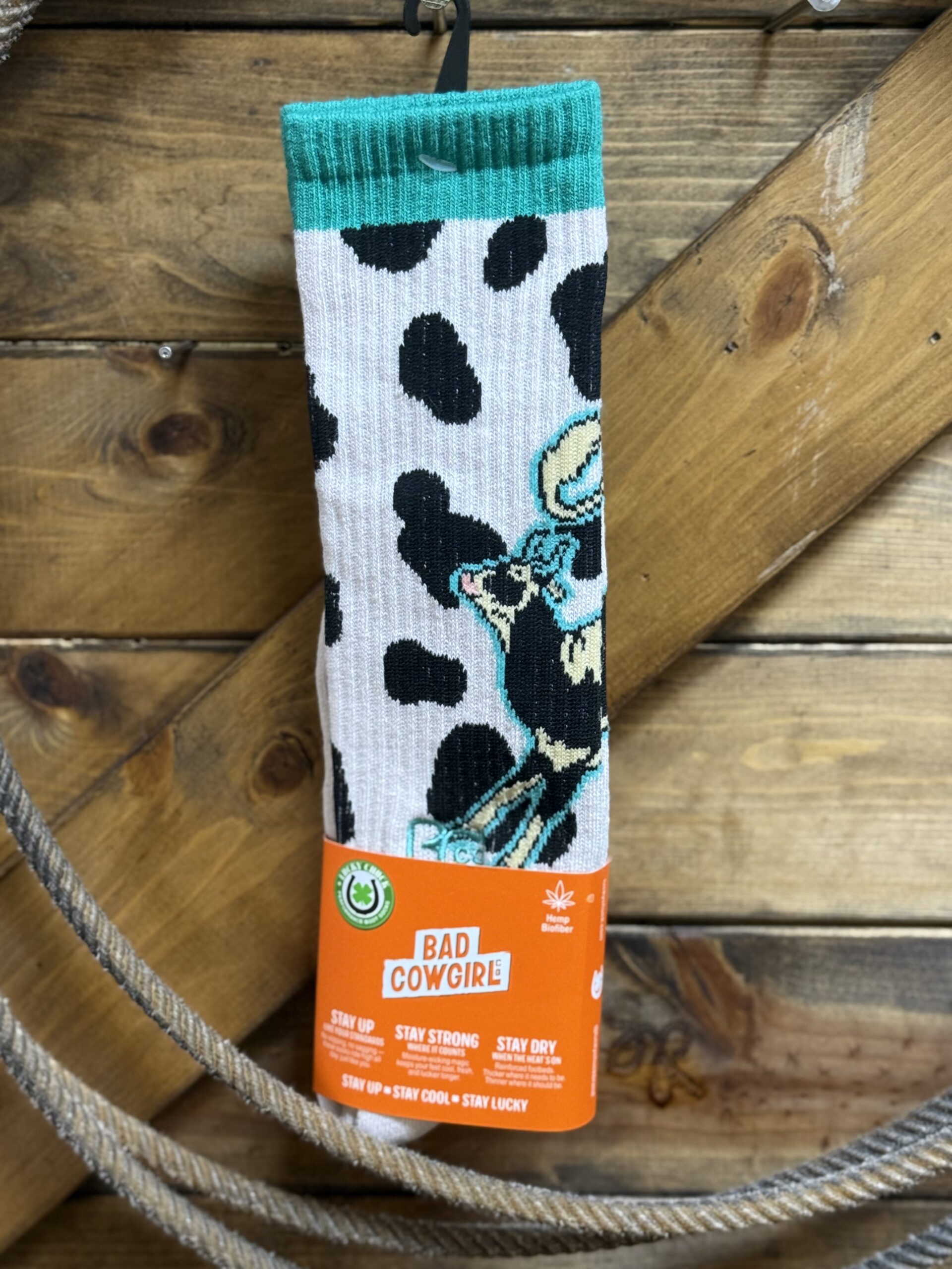 Lucky Chuck Performance Boot Socks-High Stakes - Saddle Rags