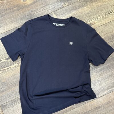 Mens Cinch S/S Cotton Tee-Navy