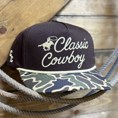Classic Cowboy Brown Camo Cap