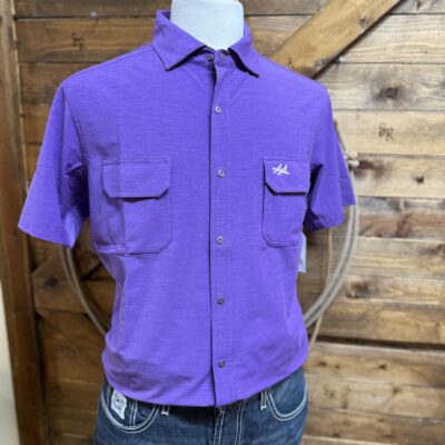 Mens Two Dove S/S Tarrent-Purple
