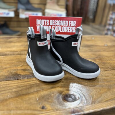 Kids XTRATUF Ankle Deck Boot Sport- Black