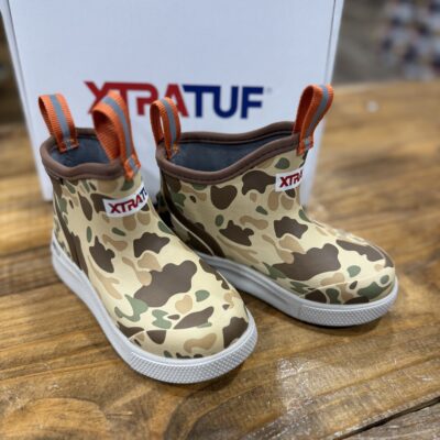 Kids XTRATUF Ankle Deck Boot Sport-Duck Camo