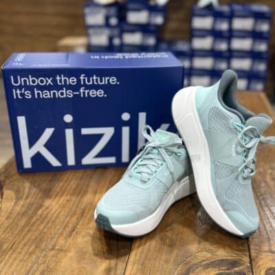 Womens Kizik Freedom Run Tennis Shoe-Surf Spray/Beach Glass