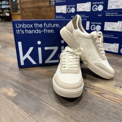 Mens Kizik Prague 2 Casual Shoe-Pristine/Dusky Green