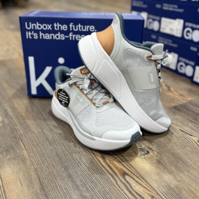 Mens Kizik Freedom Run Tennis Shoe-Harbor Mist/Hazel
