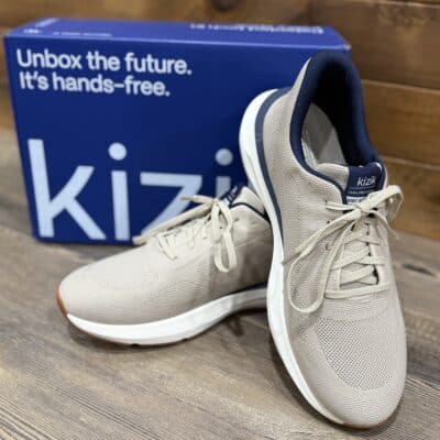 Mens Kizik Athens 2 Knit Tennis Shoe-Doeskin