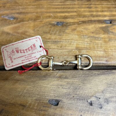 Fringe Scarves Snaffle Bit Scarf Slide-Gold