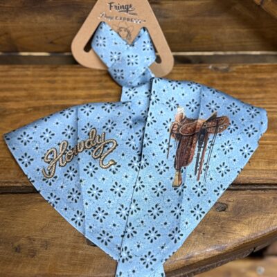 Fringe Scarves Pony Express Twilly-Chambray Blue