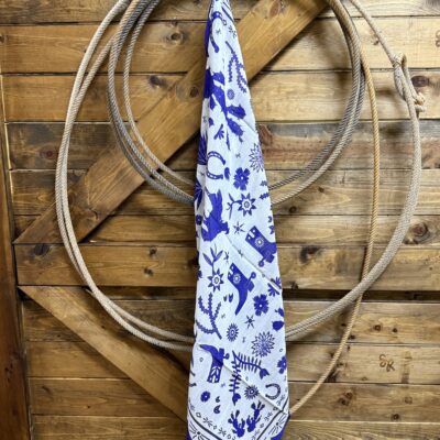 Fringe Scarves Wild Rag-Purple