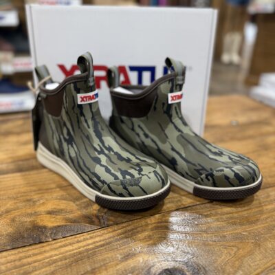 Mens XTRATUF 6" Ankle Deck Boot Sport-Mossy Oak Bottomland