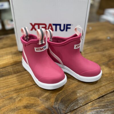 Kids XTRATUF Ankle Deck Boot Sport-Hot Pink