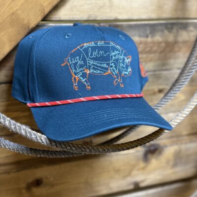Raised By Coyotes Pork Cuts Cap-Teal