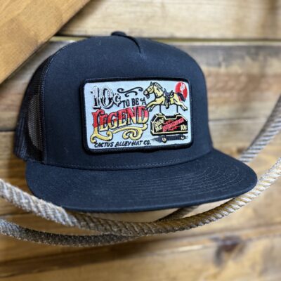 Cactus Alley 10Cents To Be A Legend Cap-Blk/Red/Gold