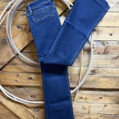 Girls Rock&Roll Mid Rise Trouser-Dark Wash