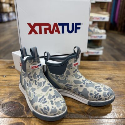 Mens XTRATUF 6" Ankle Deck Boot Sport-Stormy Duck Camo