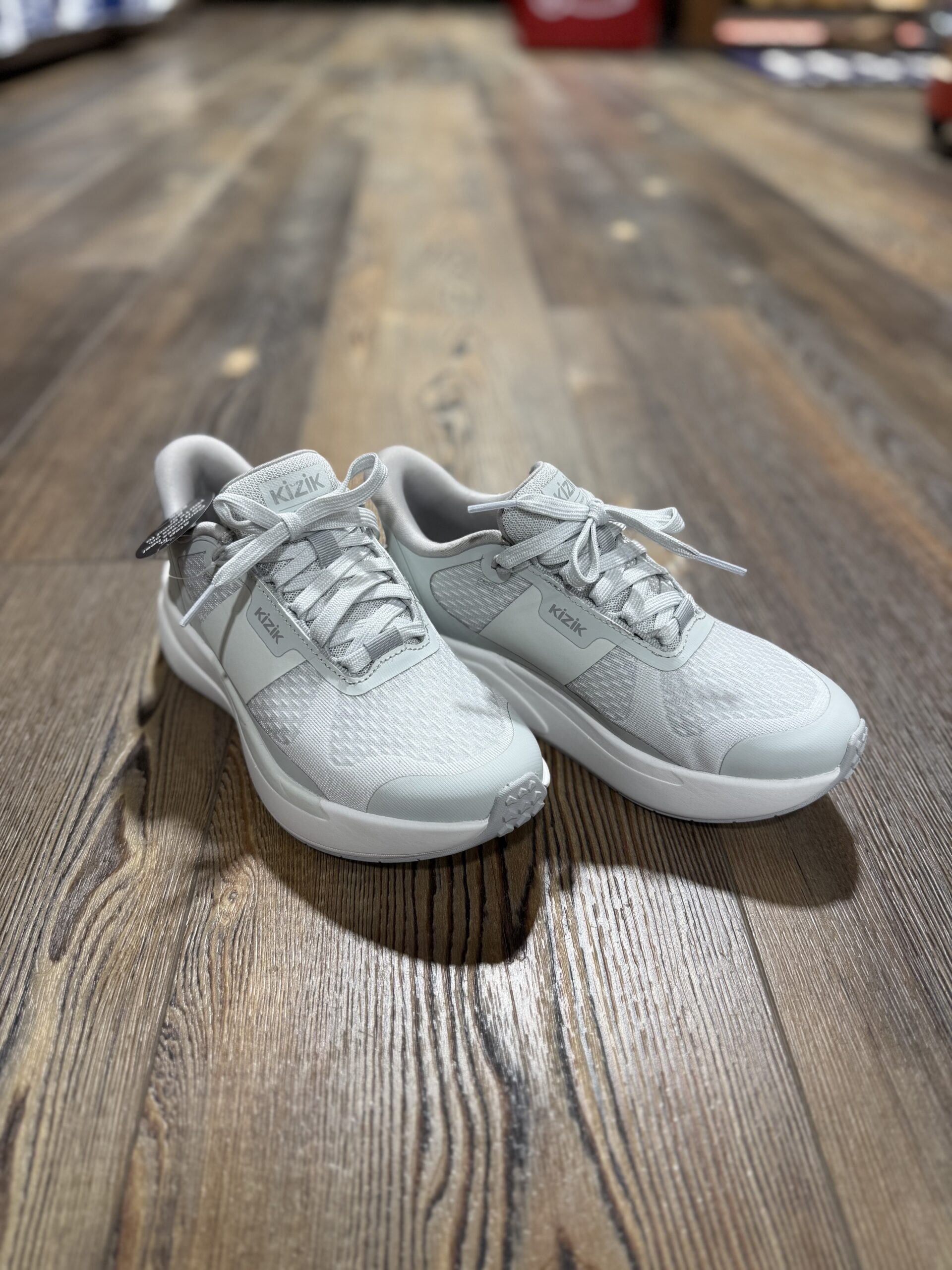 Womens Kizik Freedom Run Tennis Shoe-Barely Blue - Saddle Rags