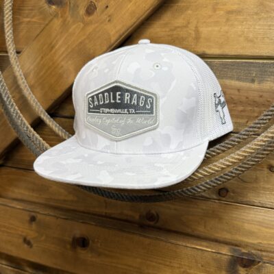 Saddle Rags Cowboy Capital Patch Cap-Grey/White Camo