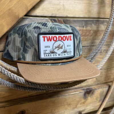 Two Dove Take Us With You Cap-Camo Mesh/Brown