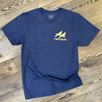 Mens Two Dove Native S/S Tee-Navy/Tan