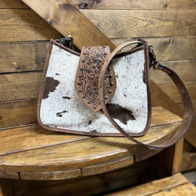 American Darling Cowhide/Leather Flap Purse