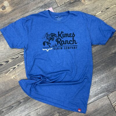 Kimes Davona Dale S/S Tee- Heather Cool Blue