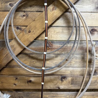 Mustang Ridge Braided Leather Hat Band W/Rawhide Accents