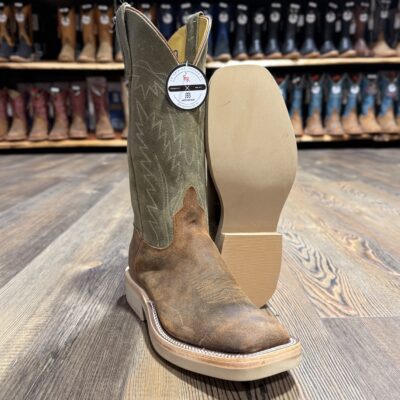 Anderson Bean Men's Camel Waxy Kudu Crepe Sole Boot