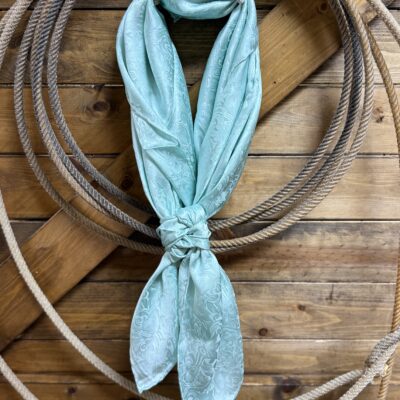 Mint Jacquard Wild Rag