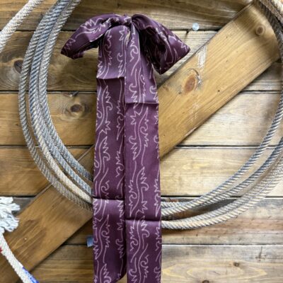 Twilly-Burgundy Stitch