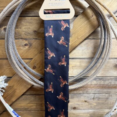 Fringe Scarves Boli-Black/Brown Preppy Saddle