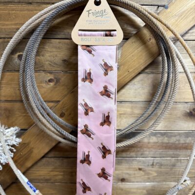 Fringe Scarves Boli-Pink/Brown Preppy Saddle
