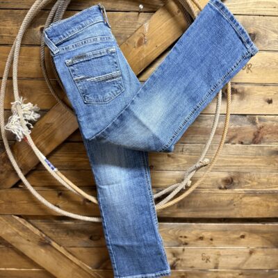 Boys Ariat B4 Huck Denim-Medium Wash