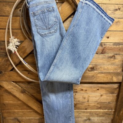 Womens Ariat Ultra High Rise Wide Leg Mavis Jean-Light Wash