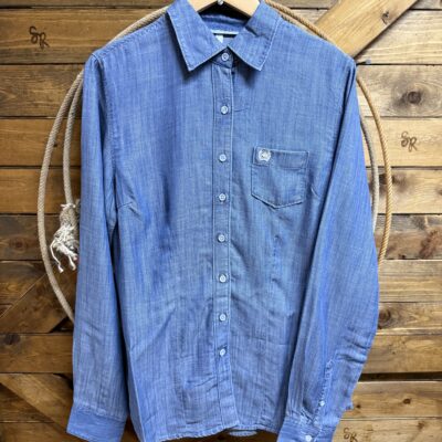 Womens Cinch L/S Chambray Button Down Shirt
