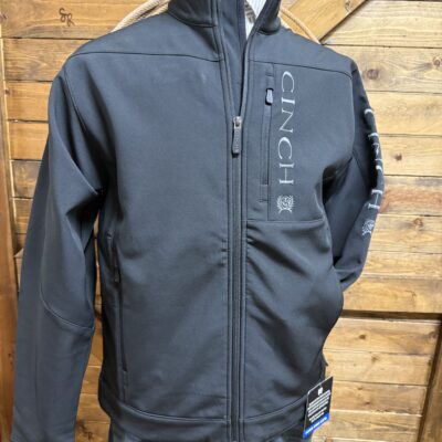 Mens Cinch Bonded Jacket-Black/Black