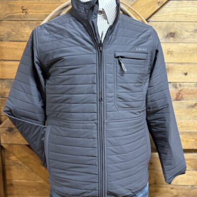 Mens Ariat Wylie Jacket-Obsidian Grey