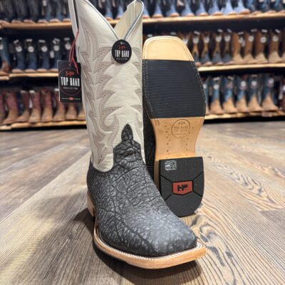 Horse Power Top Hand Grey Safari Elephant DB Toe Boot
